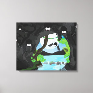 Vleermuizengrot Canvas Afdruk