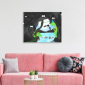 Vleermuizengrot Canvas Afdruk (Insitu (Woonkamer))