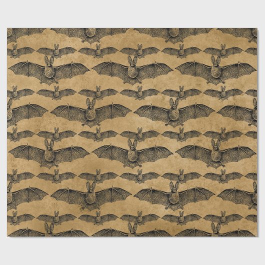  vleermuts cadeaupapier (Vlak)