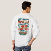 Vlees & Aardappel T-shirt (Achterkant volledig)