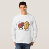 Vlees & Aardappel T-shirt (Voorkant volledig)
