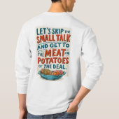 Vlees & Aardappel T-shirt (Achterkant)