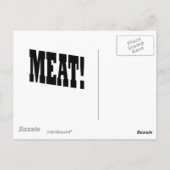 VLEES! Briefkaart (Achterkant)