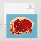 Vlees Briefkaart (Voorkant / Achterkant)