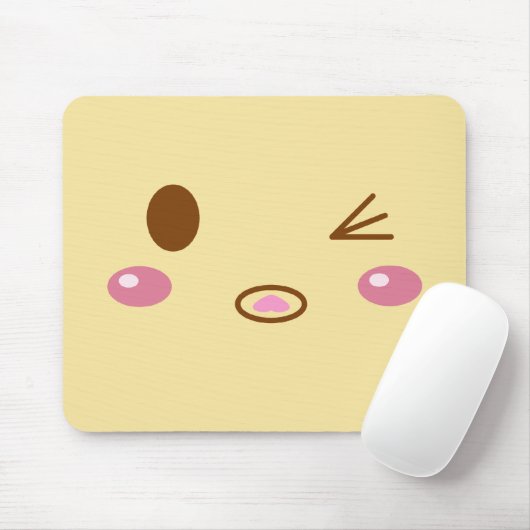 Vlees Bun Face Muismat (Met muis)