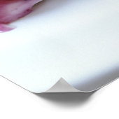 Vlees dat bosbessen snijdt op bord poster (Hoek)