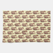 Vlees en aardappelen Vlees van paddestoelen Theedoek (Horizontaal)