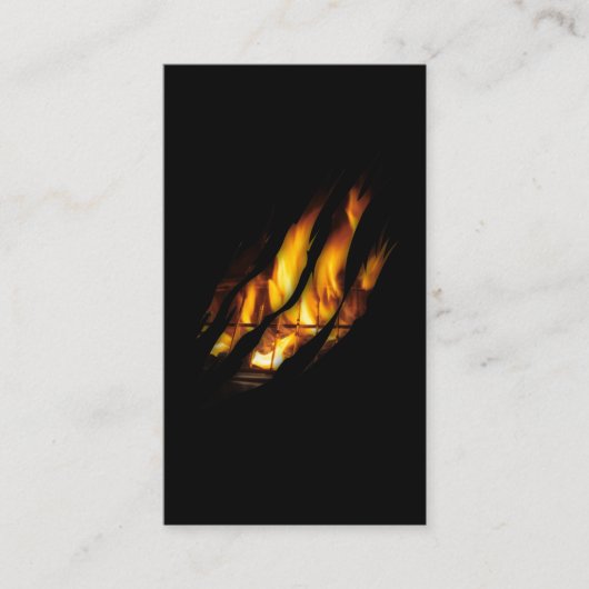 Vlees en BBQ Lover Grill Visitekaartje (Voorkant)