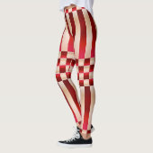 Vlees en bloed (Checkers and Stripes) Leggings (Links)