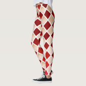 Vlees en bloed (Diamond Checkered) Leggings (Links)