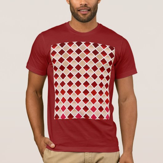 Vlees en bloed (Diamond Checkered) T-shirt (Voorkant)