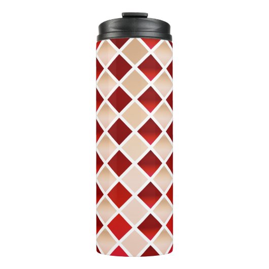 Vlees en bloed (Diamond Checkered) Thermosbeker (Voorkant)