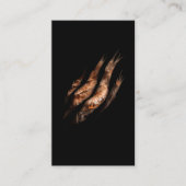 Vlees en brander BBQ Lover Grillmaster Visitekaartje (Voorkant)