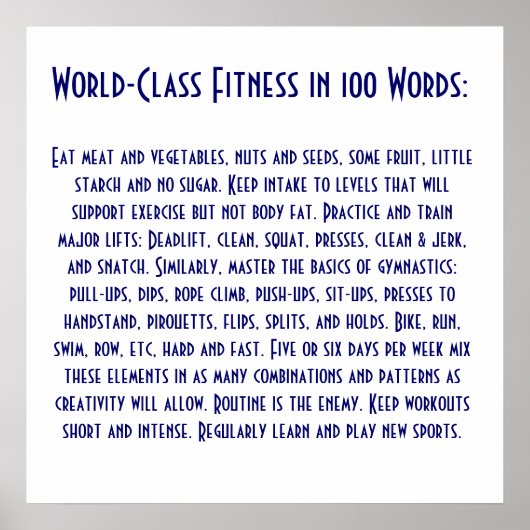 Vlees en groenten, noten en zaden, sommige van... poster (Voorkant)