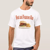 Vlees en man van potten t-shirt (Voorkant)