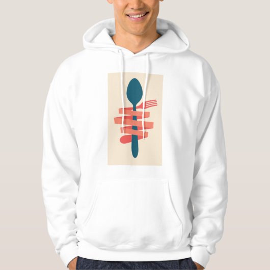Vlees en spek hoodie (Voorkant)