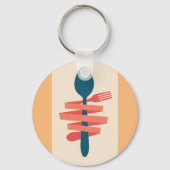 Vlees en spek sleutelhanger (Voorkant)