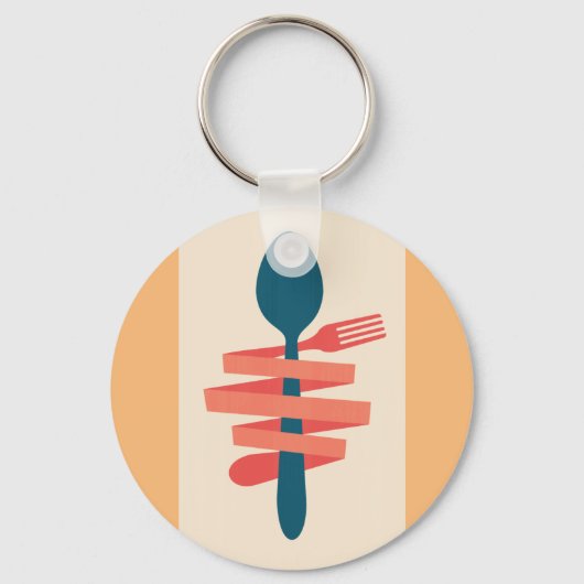 Vlees en spek sleutelhanger (Voorkant)