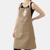 Vlees Gematigde Gids IJskoffie, chef-kok Schort (Insitu)