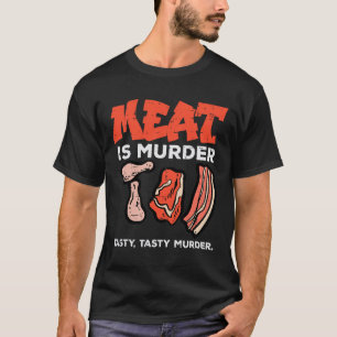 Vlees Is Lekker Bbq Grappige Barbecue Grillende Ma T-shirt
