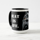 Vlees is Leven Mok (Voorkant links)