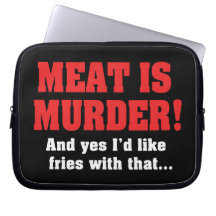 Vlees is moord. En ja, daar zou ik graag een feest