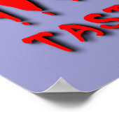 Vlees is Moord Grappige Poster Humor (Hoek)