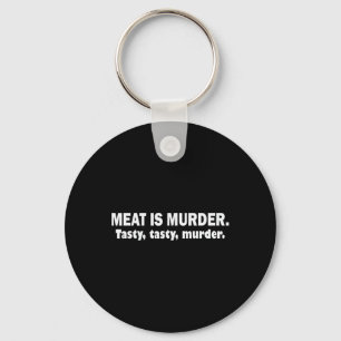 Vlees Is Moord Lekker Lekker Moord Sarcasische Bbq Sleutelhanger