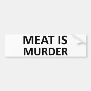 Vlees is Murder Bumpersticker