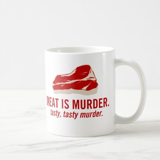 Vlees is Murder, smerig moord Koffiemok (Rechts)