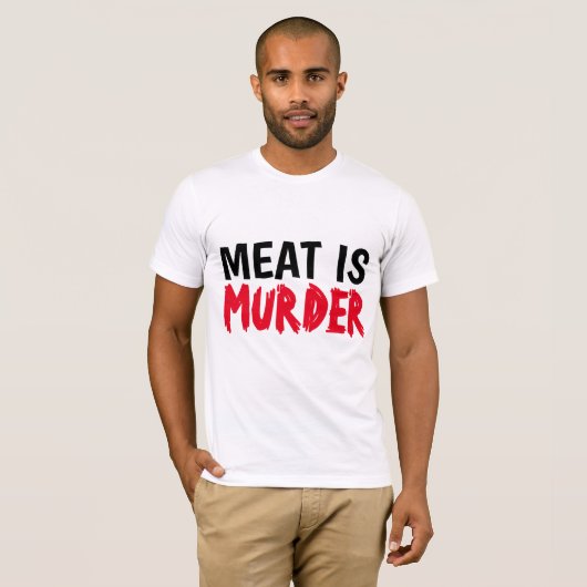 VLEES IS MURDER T-shirts (Voorkant volledig)
