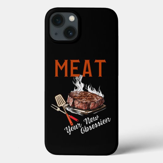 Vlees je nieuwe obsessie Case-Mate iPhone case (Achterkant)