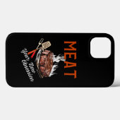 Vlees je nieuwe obsessie Case-Mate iPhone case (Achterkant (horizontaal))