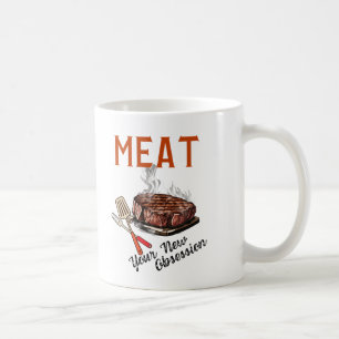 Vlees je nieuwe obsessie koffiemok