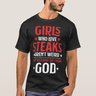 Vlees Meisjes Die Liefde Steaks Ketogenic Dieet Ke T-shirt