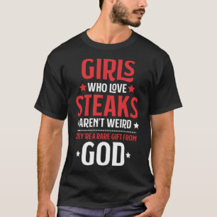 Vlees Meisjes Die Liefde Steaks Ketogenic Dieet Ke T-shirt