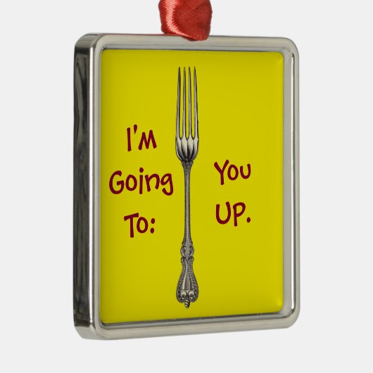 Vlees Metalen Ornament (Rechts)