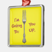 Vlees Metalen Ornament (Links)