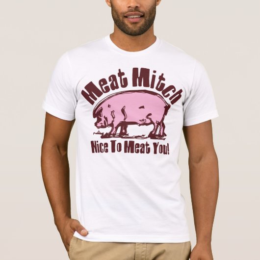 Vlees Mitch, lange hoes voor vrouwen T-shirt (Voorkant)