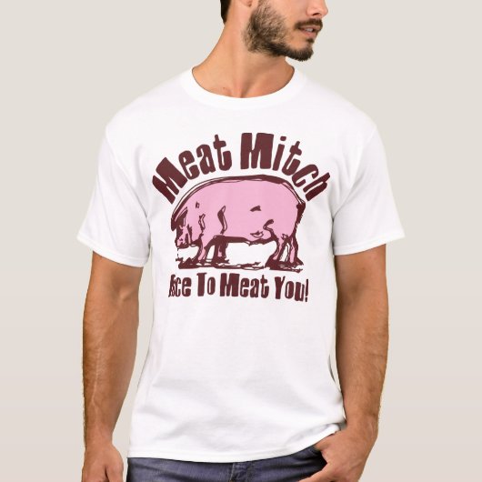 Vlees Mitch T-Shirt (Voorkant)