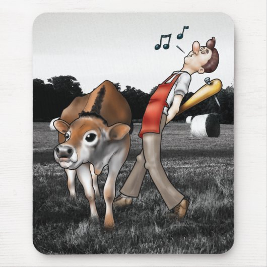 VLEES! Mousepad - fijne kunstafdrukken Muismat (Voorkant)