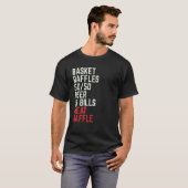 Vlees Raffle Buffel Vlees Raffles WNY Minnesota T-shirt (Voorkant volledig)