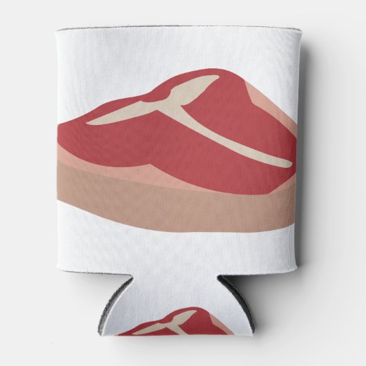 Vlees Rauwe Steak Vers eiwithoudende varkens Chop  Blikjeskoeler (Voorkant)