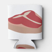 Vlees Rauwe Steak Vers eiwithoudende varkens Chop  Blikjeskoeler (Achterkant)