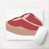 Vlees Rauwe Steak Vers eiwithoudende varkens Chop Muismat (Met muis)