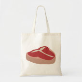 Vlees Rauwe Steak Vers eiwithoudende varkens Chop Tote Bag (Voorkant)