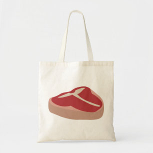 Vlees Rauwe Steak Vers eiwithoudende varkens Chop Tote Bag