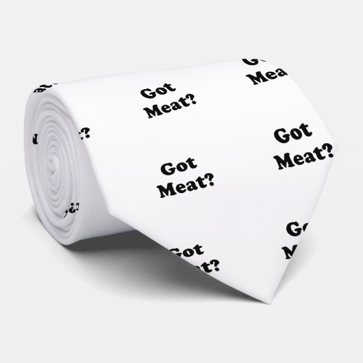 Vlees Stropdas (Opgerold)