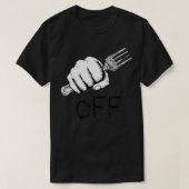 Vlees uit t-shirt (Design voorkant)