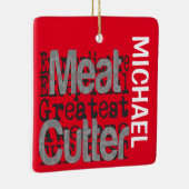 Vlees van extraordinaire douane keramisch ornament (Rechts)